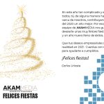 Te deseamos unas muy felices fiestas