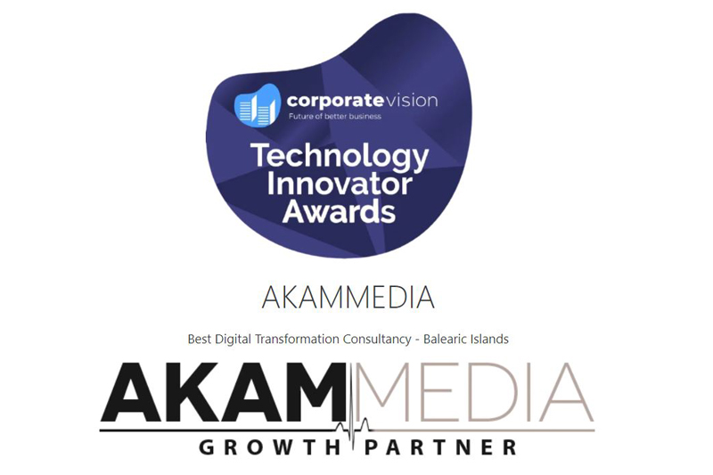 AKAMMEDIA galardonada como la mejor consultora de transformación digital de Baleares